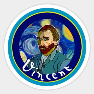 Dutch Painter Vincent Van Gogh Sticker